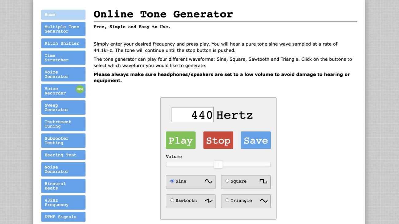 onlinetonegenerator